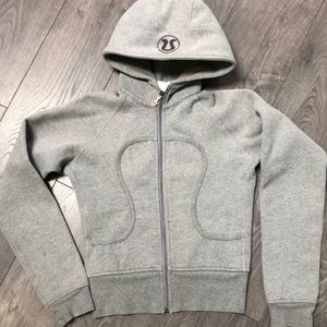 Lululemon Grey Scuba Hoodie Sweater size 4